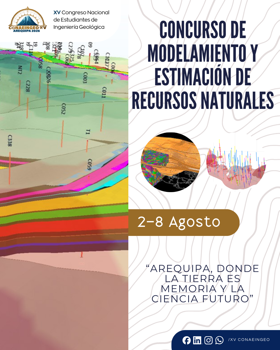 Flyer Modelamiento y Estimación de Recursos Minerales