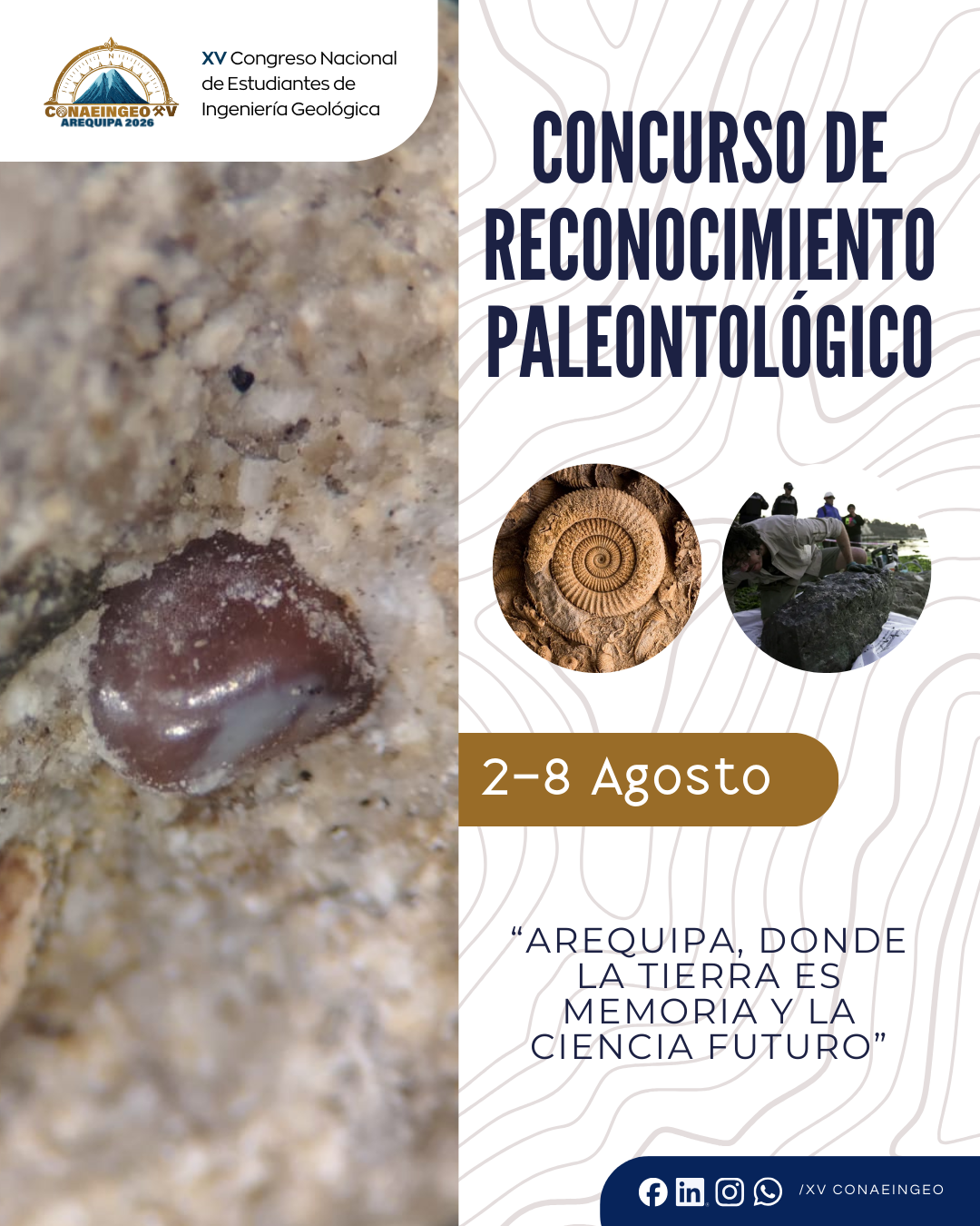 Flyer Reconocimiento Paleontológico